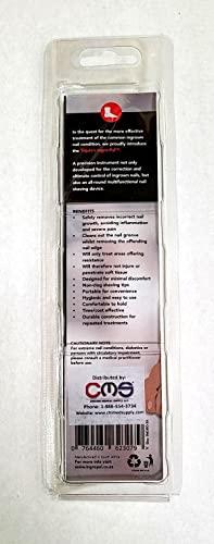 Chicago Medical Supply Tiquin's INGRO-PAL Ingrown Toenail Nail Shaver Tool Elite Solid Stainless Steel Dual Tip