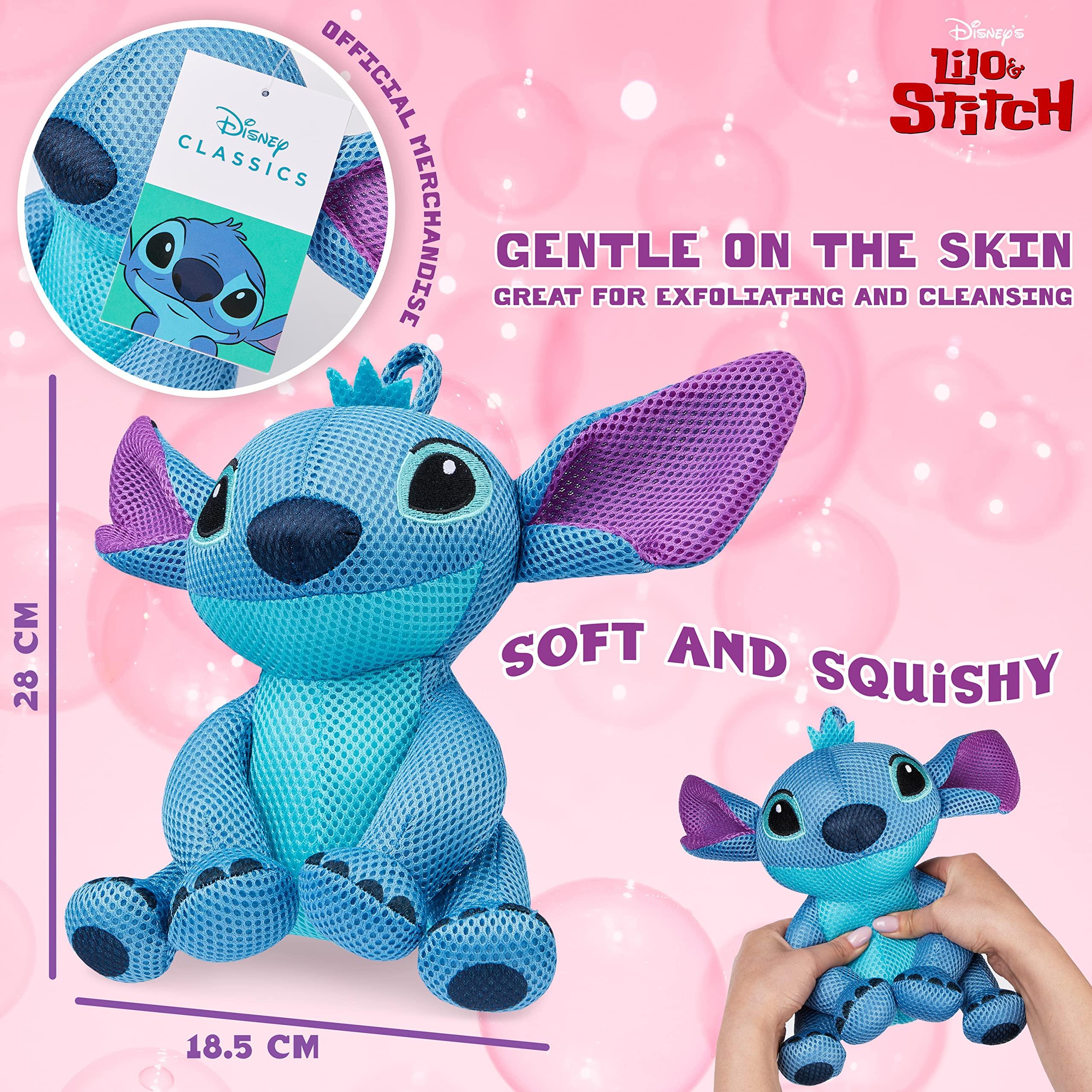 Disney Disney Sponges Bath Kids - Fun Stitch Baby Sponges for Bath Loofah Plush Bathroom Accessories Shower Sponge for Adults