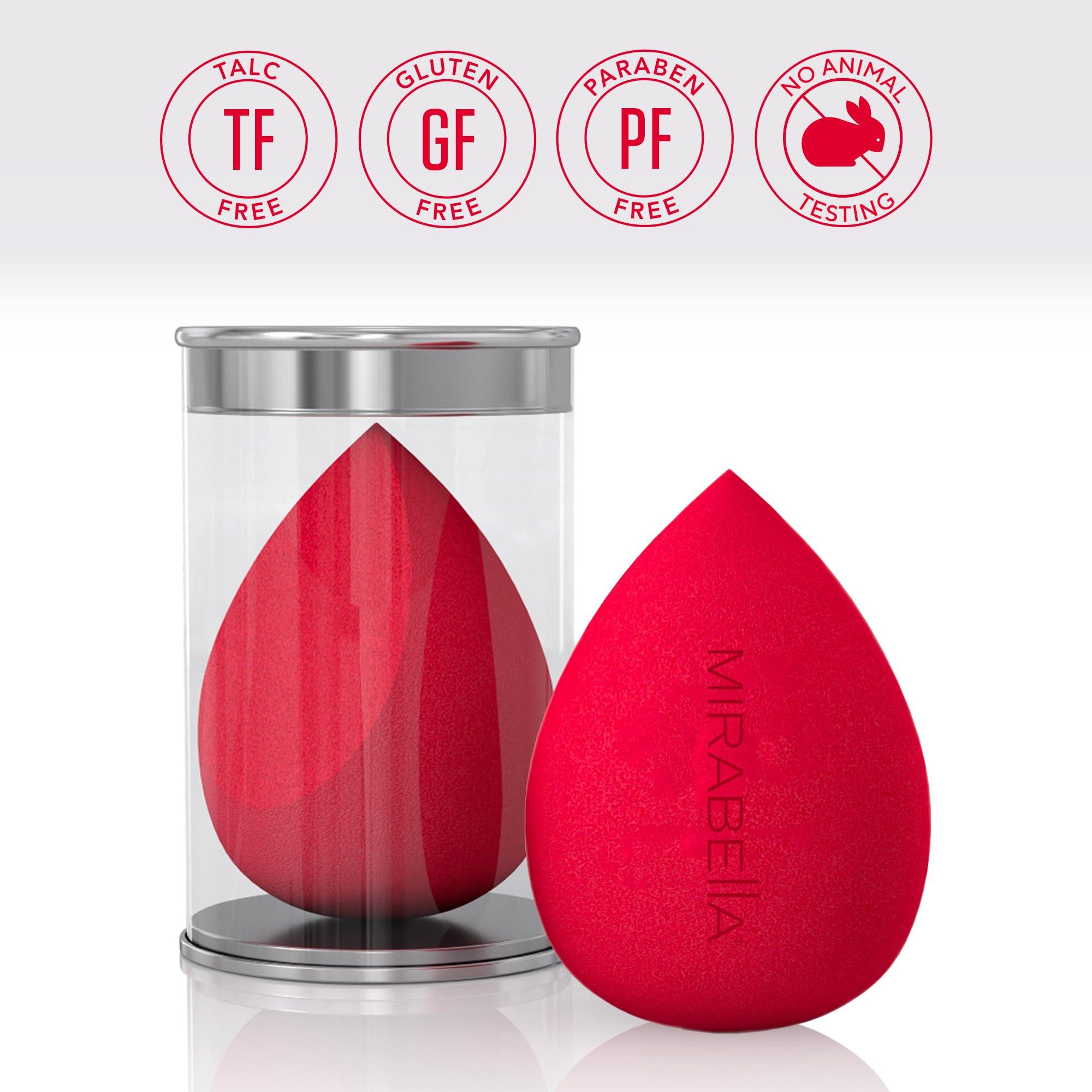 Mirabella Mirabella Precision Pro Makeup Blender Sponge, Perfect for Liquid & Powder Foundations Latex-Free, Non-Absorbing For Flawless Airbrushed Finish