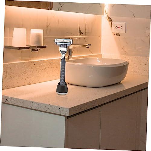 Cabilock Cabilock Shaving Razor Stand Safety Razor Stand Head Shavers for Men Razor Base Face Shaver for Men Body Shavers for Men Shaving Brush Stand Mens Shaver Man Block Desktop