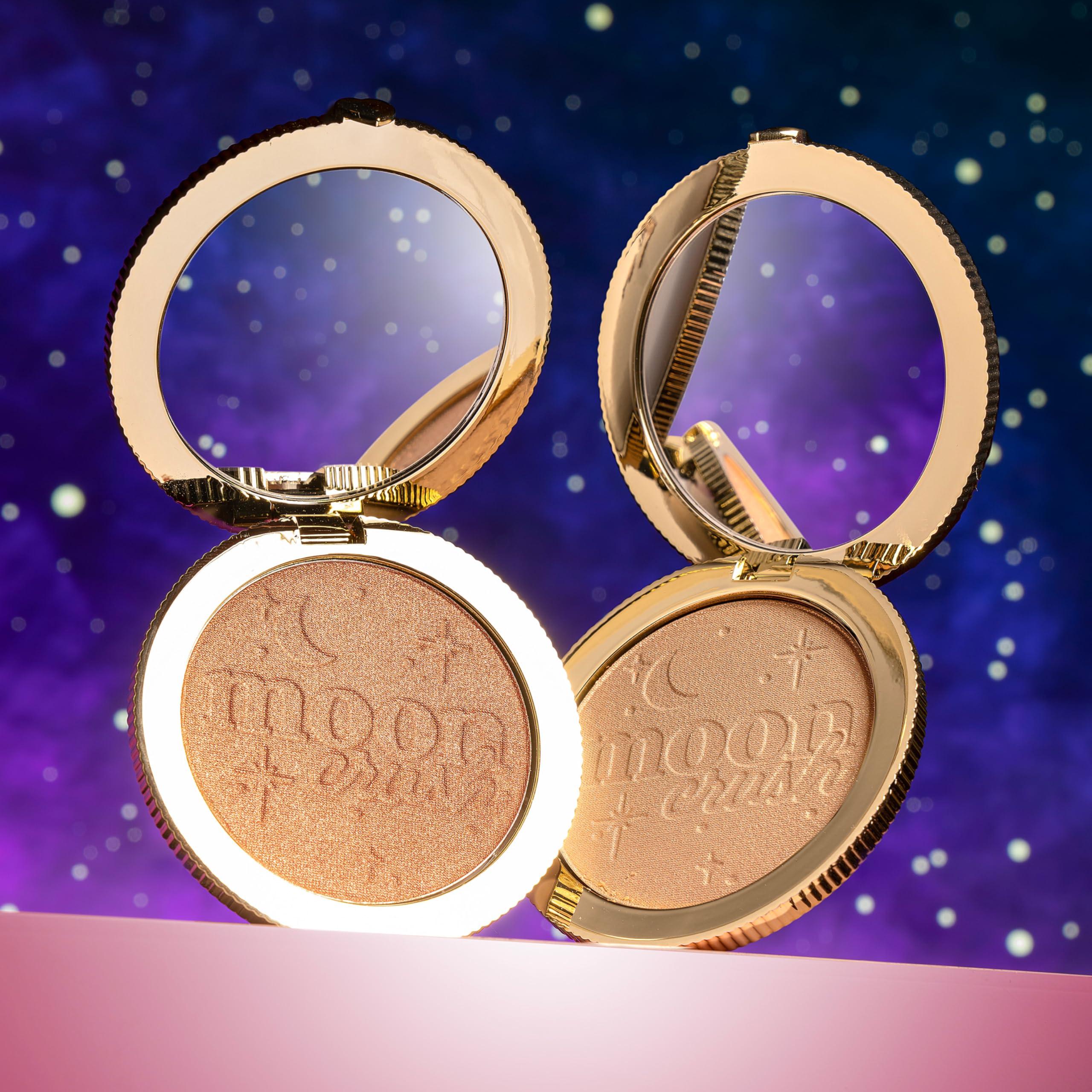 Too Faced Too Faced Moon Crush Highlighter | Blendable, Weightless, Shimmer + Luminous Glow Finish, 0.25 Ounce, Shooting Star