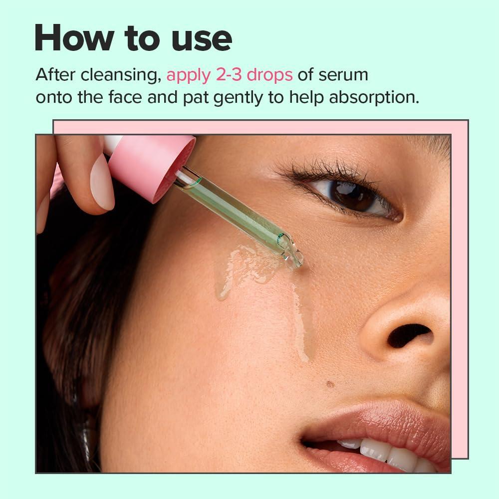 I DEW CARE I DEW CARE Korean Heartleaf Serum for blemish prone skin- Juicy Kitten | Green Juice for Face, Glass Skin with Niacinamide, Kale, Moringa Seed, Willow Bark Extract, Easter Basket Stuffers, 1.01 FL Oz