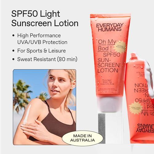 EVERYDAY HUMANS Everyday Humans Oh My Bod SPF50 Face & Body Sunscreen Lotion 1 oz