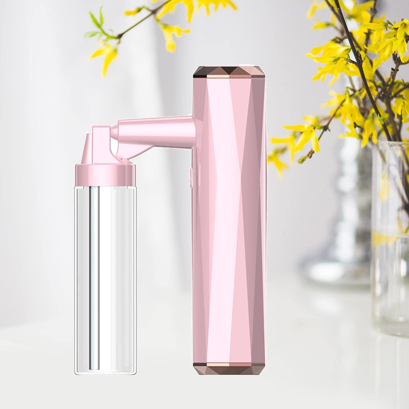 barenx barenx Portable Handheld Nano Facial Steamer Humidifier Pores Nano moisturizing Electric Sprayer Sterilization Atomizing for Home Room - Pink