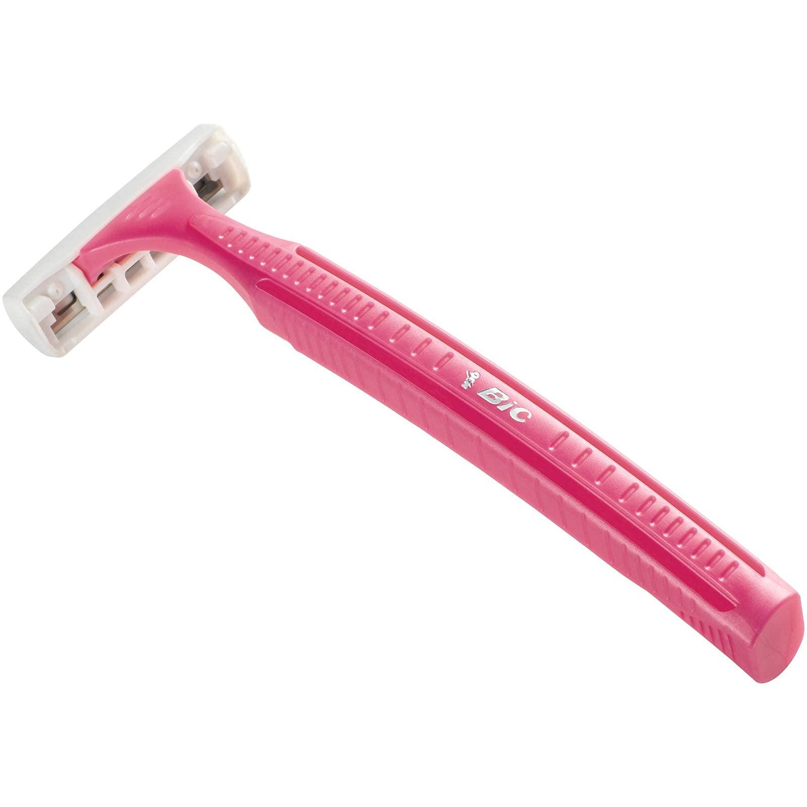 BIC BIC Pure 3 Lady Pink Women\'s Disposable Razors - Bundle of 4 Packs of 4