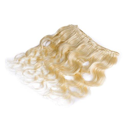 MY-LADY MY-LADY 613 Blonde Hair Bundles Weft Human Hair Weave Grade 7A Quality Hair Extensions 10-24inch Weave Weft Thick Body Wave 10" / 10 inch #613 Bleach Blonde 100g