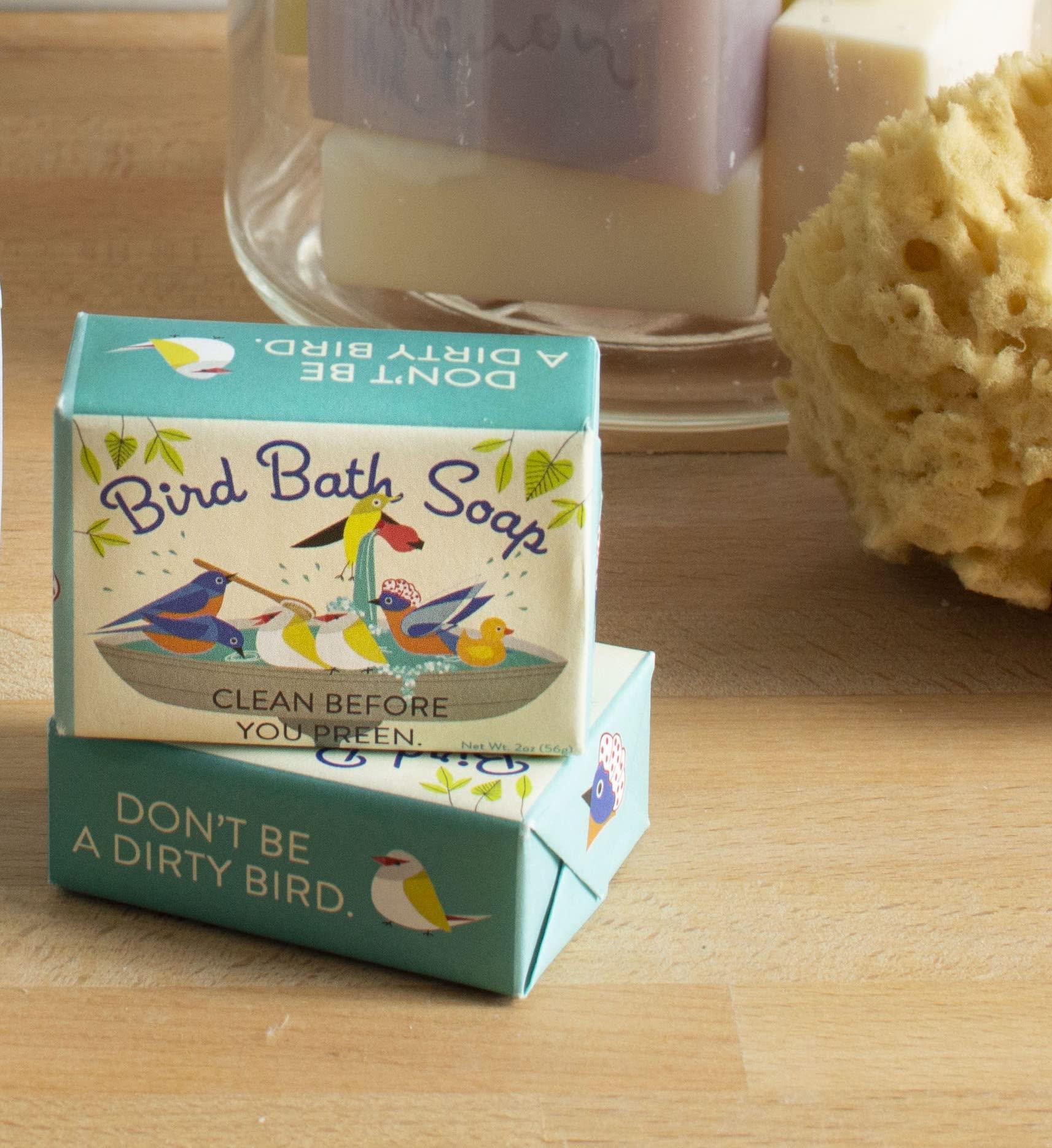 The Unemployed Philosophers Guild The Unemployed Philosophers Guild Bird Bath Soap - Made in The USA, 2oz (56g) Travel Sized Guest Bar