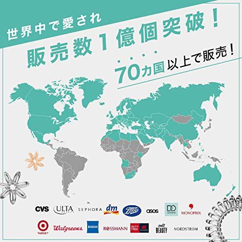 invisibobble Invisibobble Pink and silver satin hair scrunchies x2 Sprunchie Slim - Scrunchie hair elastic with a spiral elastic inside satin,IB-SPSL-HP10002