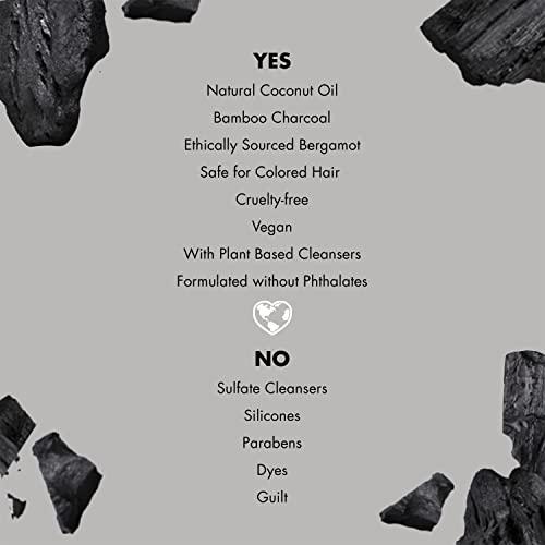 Love Beauty And Planet Love Beauty and Planet Delightful Detox Daily Clarifying Sulfate-Free Shampoo Charcoal and Bergamot Cleansed Hair Care Silicone-free, Paraben-free, Vegan Shampoo 32.3 oz