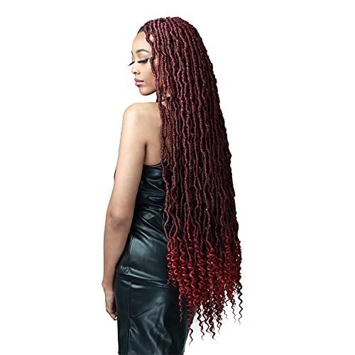 BOBBI BOSS Bobbi Boss Crochet Braids 2X NU Locs Curly Tips 36" (3-pack, 4)