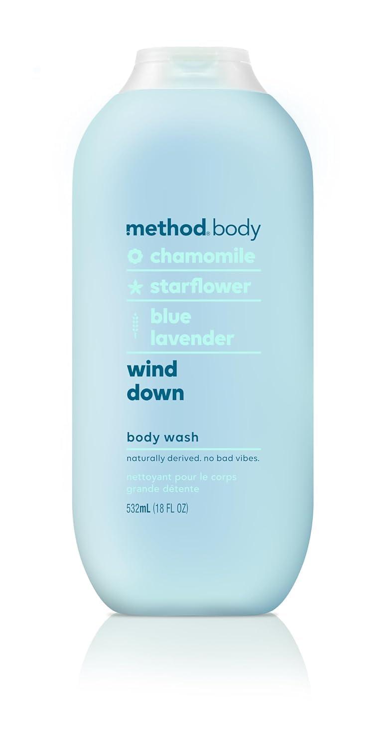 Method Method Body Wash, Wind Down, Paraben and Phthalate Free, 18 oz (Pack of 1)