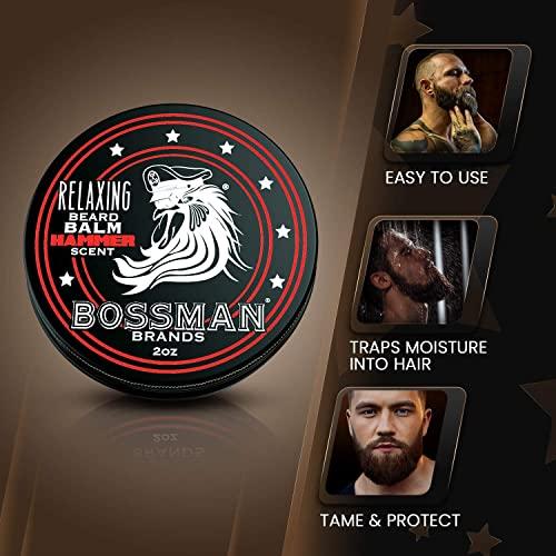 Bossman Bossman Beard Oil Jelly and Relaxing Beard Balm Combo- Hammer Scent