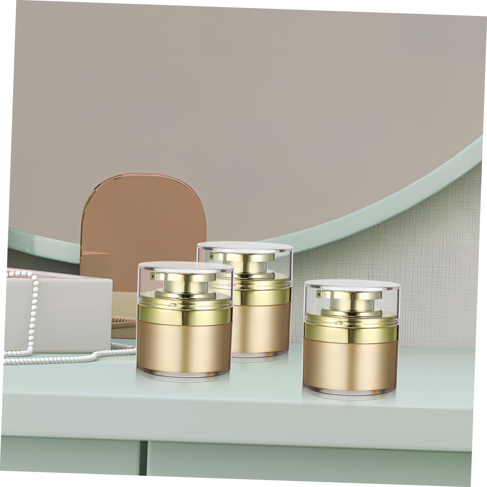 FOMIYES FOMIYES Travel-Friendly 30ml Press Bottle Dispenser Airless Pump for Skincare Products