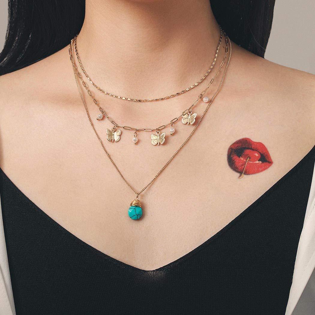 CFCYS Temporary Tattoo,Transfer Body Stickers Full Back Angel Devil Wings Large Tattoo for Men Women Arm Chest Leg Waist Neck Tattoo Waterproof Removable Non-Toxics Safe