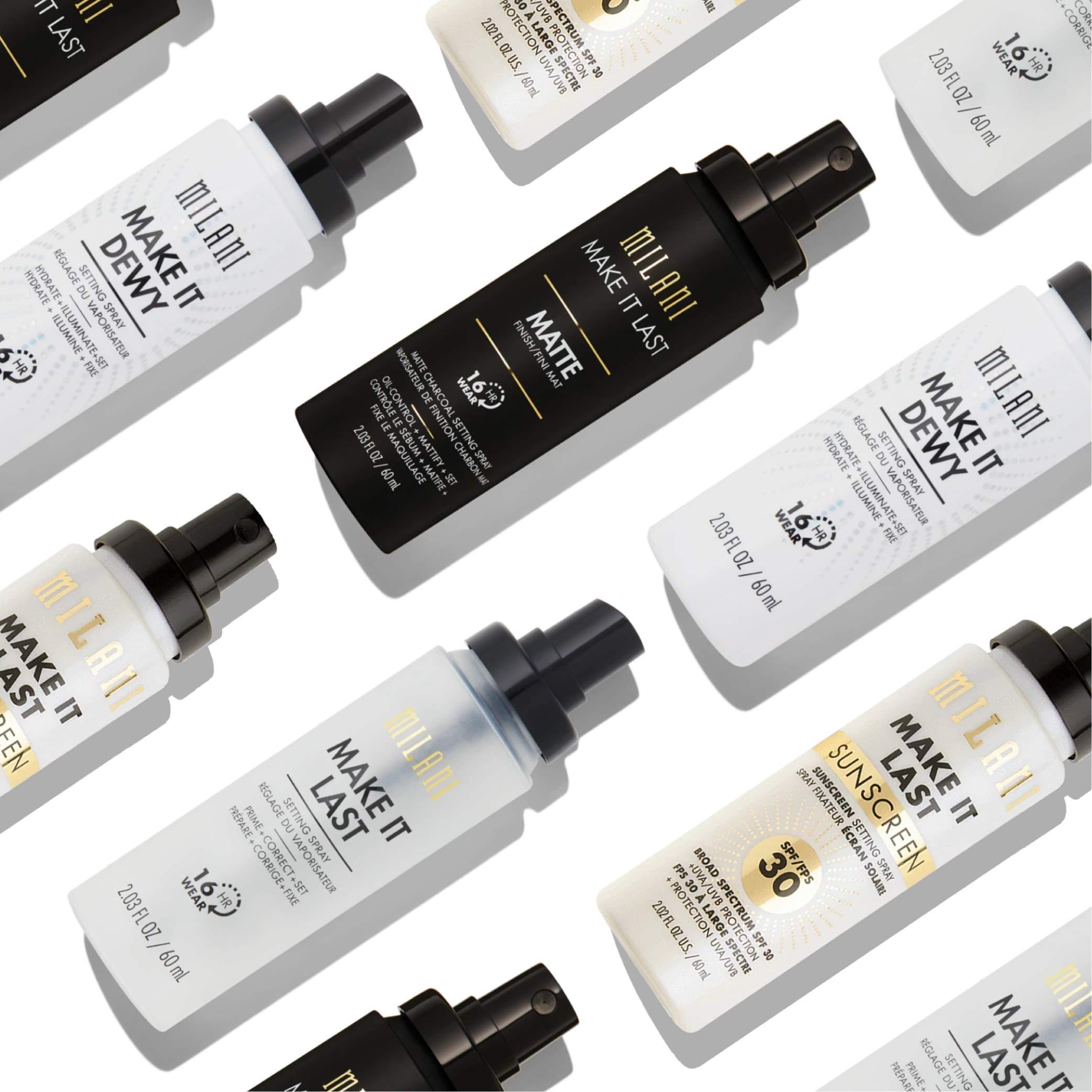 Milani Milani Make it Last Charcoal Matte Setting Spray & Milani Make It Last Sunscreen Setting Spray with SPF30