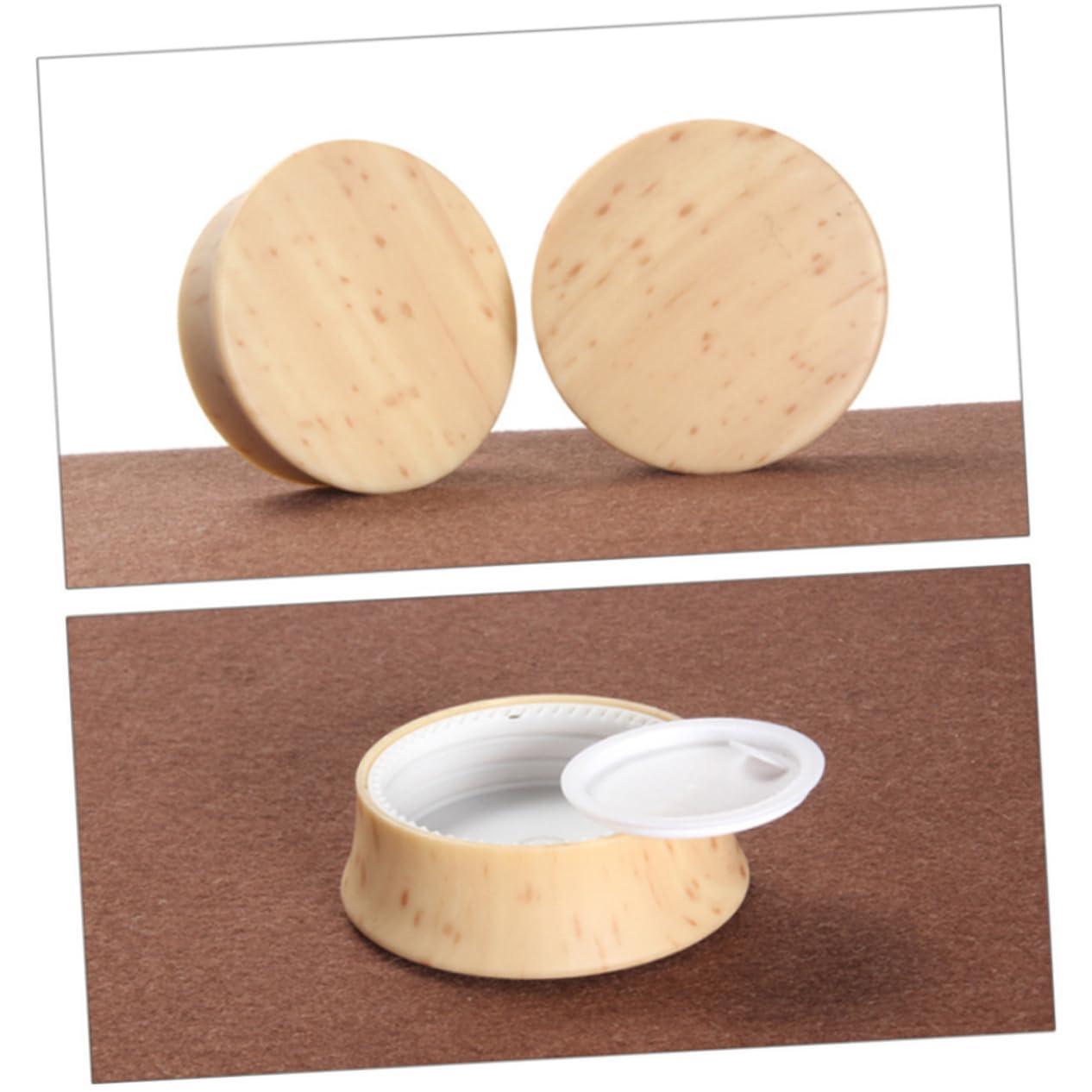 NOLITOY NOLITOY 3pcs Glass Cosmetics Jars Containers with Lids Small Cosmetic Container Cosmetic Bottle Refillable Empty Cosmetic Containers Sample Jar Container with Lid Glass Lotion Jar