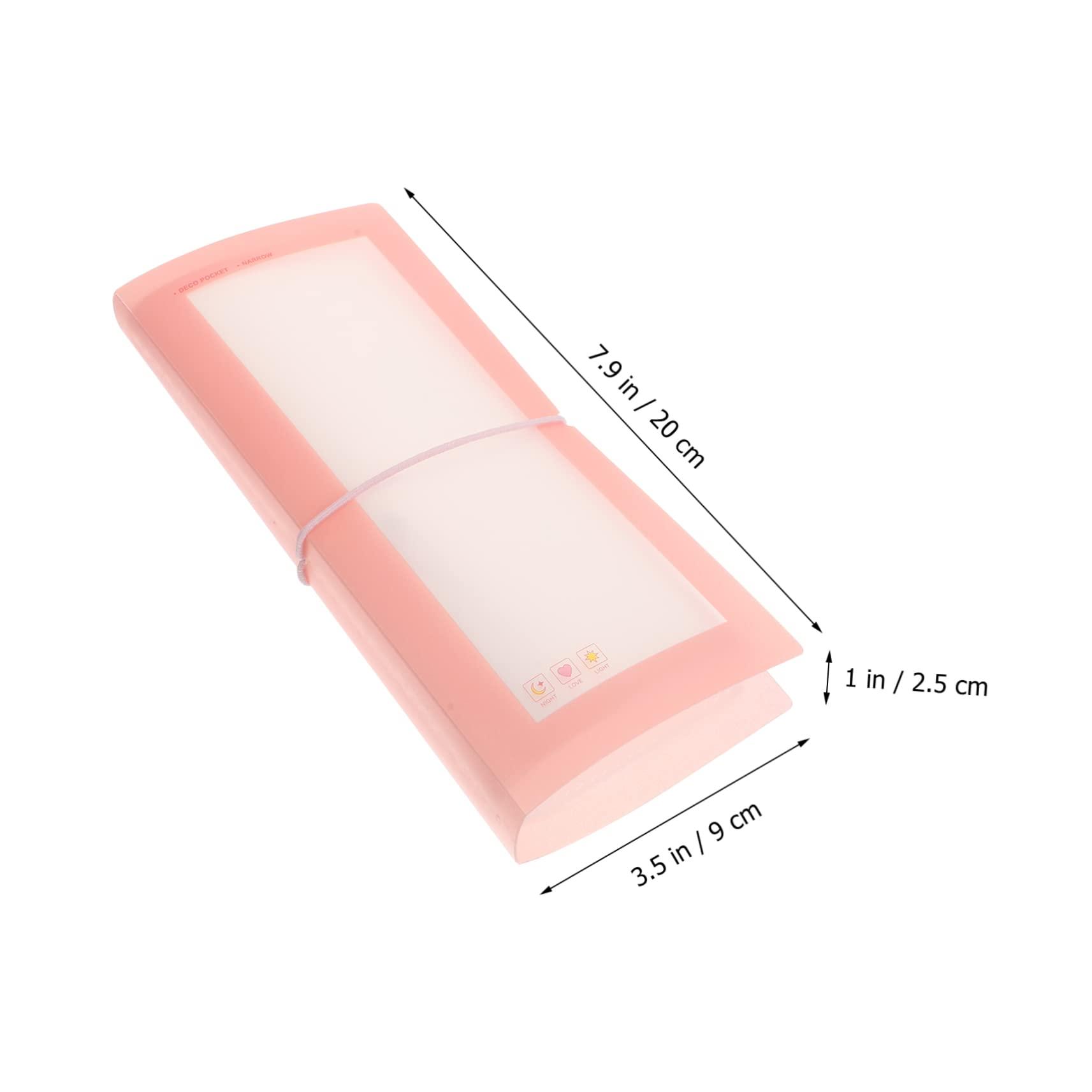 COLLBATH COLLBATH Sticker Display Book Stamp Organizer Binder Sticker Storage Album Coupon Storage Album for Scrapbook and Student Supplies