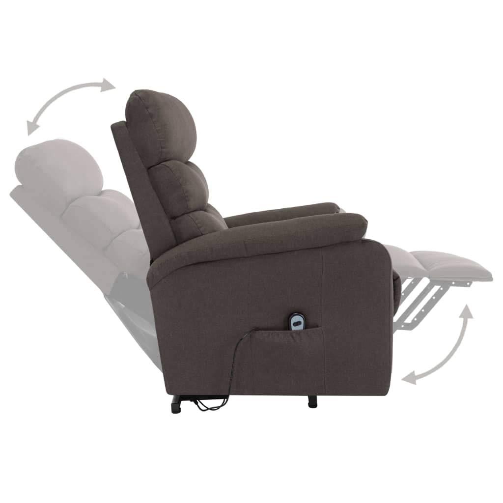KTHLBRH KTHLBRH (Fast Delivery) Electric Massage Recliner Chair,Massage Chairs,Massage Recliner Chair,for Living Room and Bedroom Stand-up Massage Recliner Taupe Fabric