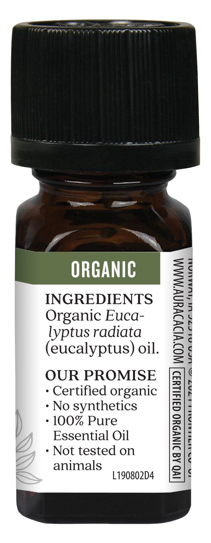 Aura Cacia Aura Cacia Organic Eucalyptus (Radiata) Essential Oil 0.25 fl. oz.