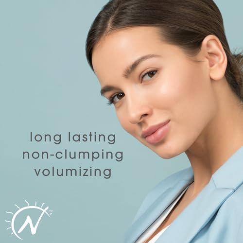 Nardo\'s Natural Nardo\'s Natural Black Mascara .25 Oz for Eye Makeup, Lash Voluminous, Long Lasting, Non-Clumping, Paraben Free, Vegan Formula (Pack of 1)