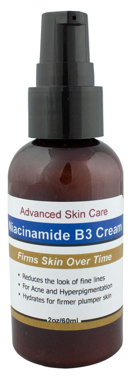 MD3 ADVANCED SKINCARE Niacinamide & Bearberry Face Serum, Cream, 5% Vitamin B3 Cream, Bearberry Extract, 2.oz- Anti Aging Acne, Hyperpigmentaion,antioxidant 2.0 Fl.oz