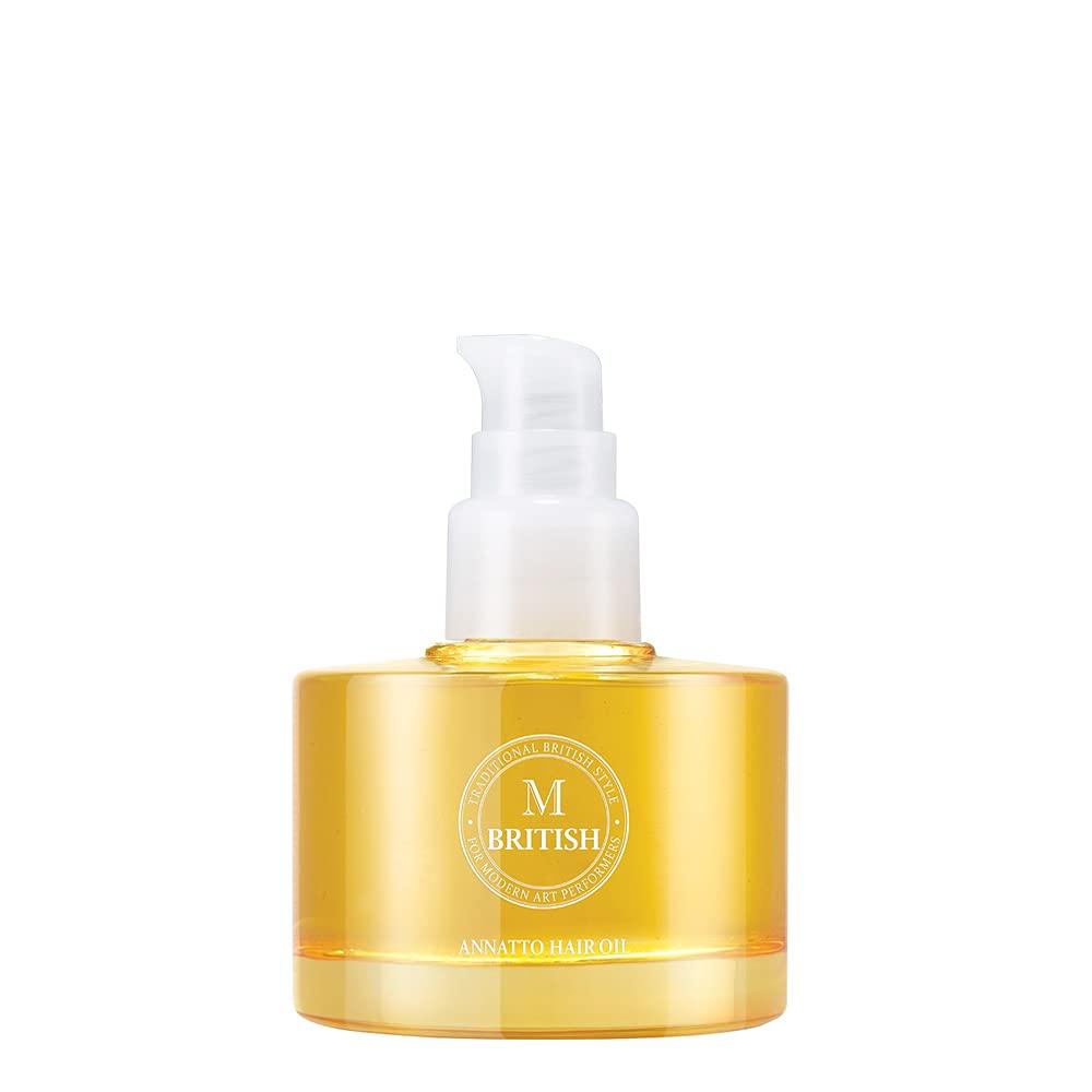 British M British M Annatto Hair Oil (2.36 fl.oz) + Hot Curling Ceramic Brush (43mm)