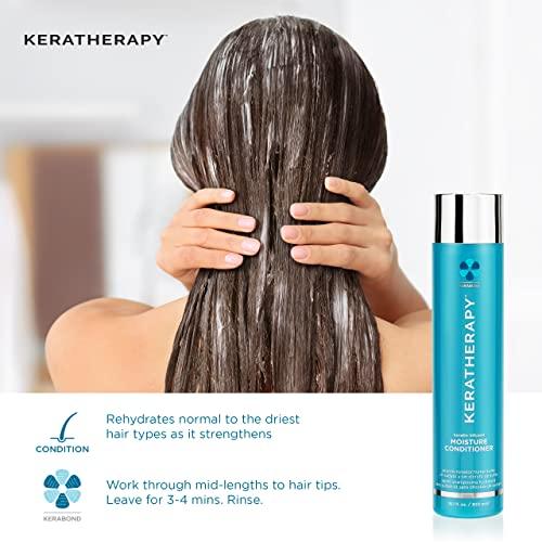 KERATHERAPY KERATHERAPY Keratin Infused Deep Conditioning Masque, 16.9 fl. oz., 500 ml - Moisturizing Hair Deep Conditioning Treatment with Kerabond, Jojoba Oil, Nettle Root Extract, Wheat Oil, & Persian Walnut