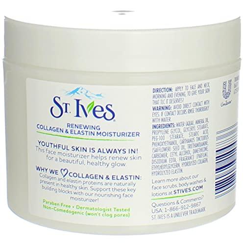 St. Ives St Ives Renewing Collagen and Elastin Facial Moisturizer, 10 Ounces (Pack of 12)