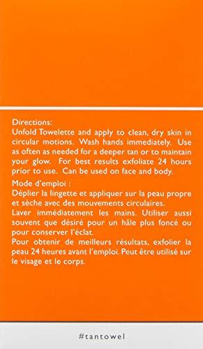 Tan Towel TanTowel Half Body Tan Towelettes - 10 Pack, Dark, 10 Count (Pack of 1)