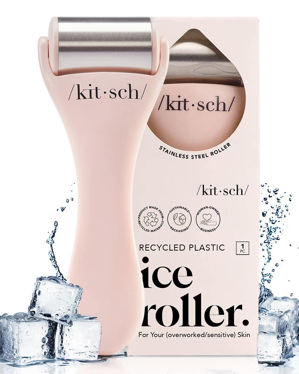 Kitsch Kitsch Ice Face Roller Skin Care - Facial Rollers for Eye Puffiness, Cold Skin Rollers, Lymphatic Drainage Massager, Roller Face for Wrinkles, Migraine Relief - Terracotta