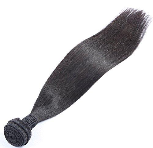 Quercy Quercy Hair® 1 Pack Raw Virgin Remy Silky Straight Weave Style Peruvian Best Human Hair Weave 8inch