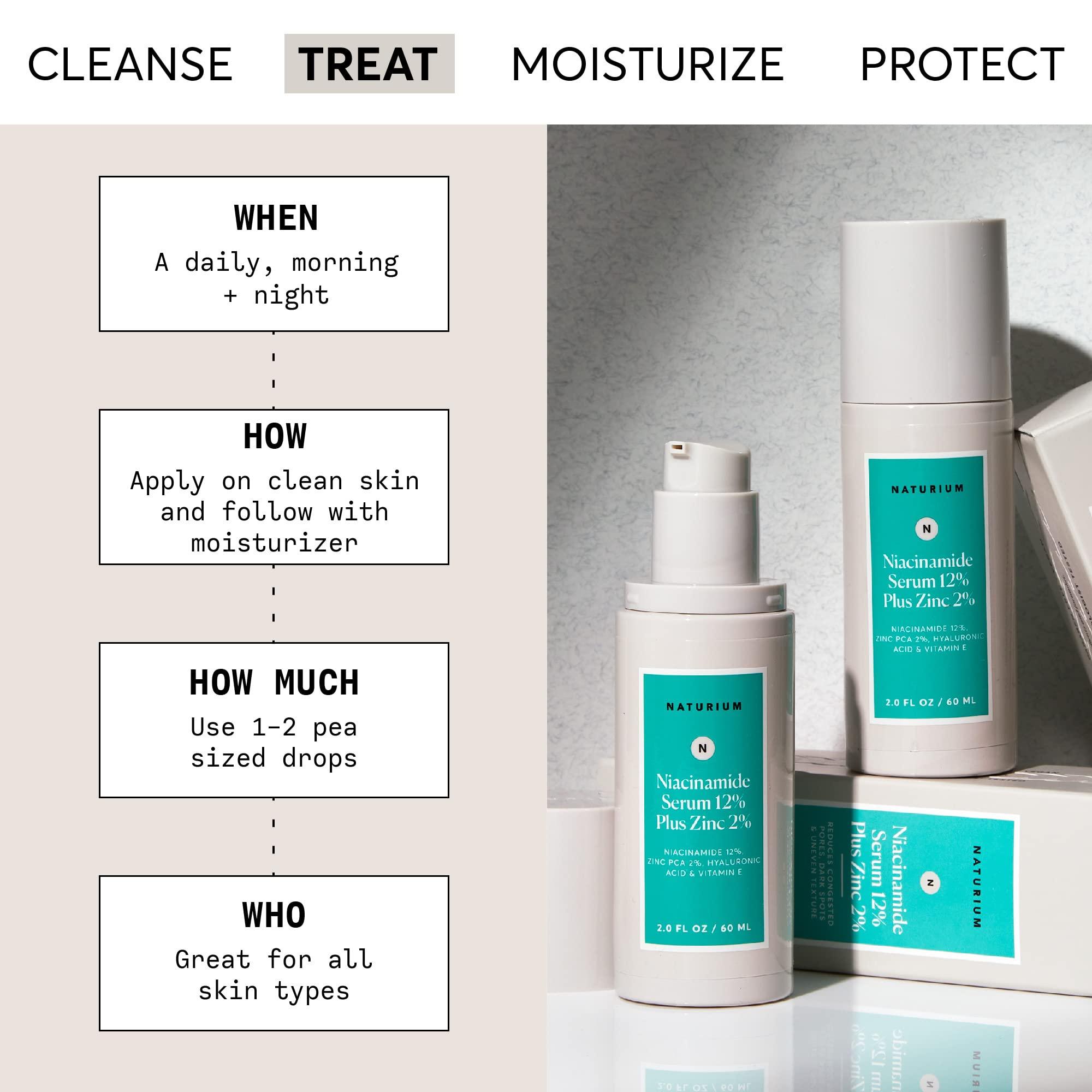 Naturium Naturium Niacinamide Face Serum 12% Plus Zinc 2% Jumbo, Anti-Aging, Pore Minimizer & Dark Spot Corrector with Hyaluronic Acid & Vitamin E, Vegan & Cruelty-Free, 2 oz