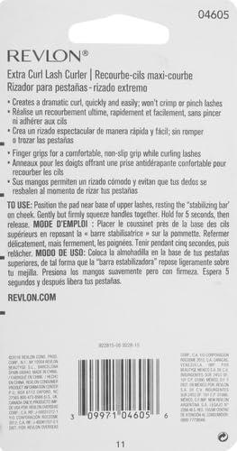 REVLON Revlon Eyelash Curler, Precision Curl Control for All Eye Shapes, Lifts & Defines, Easy to Use (Pack of 1)