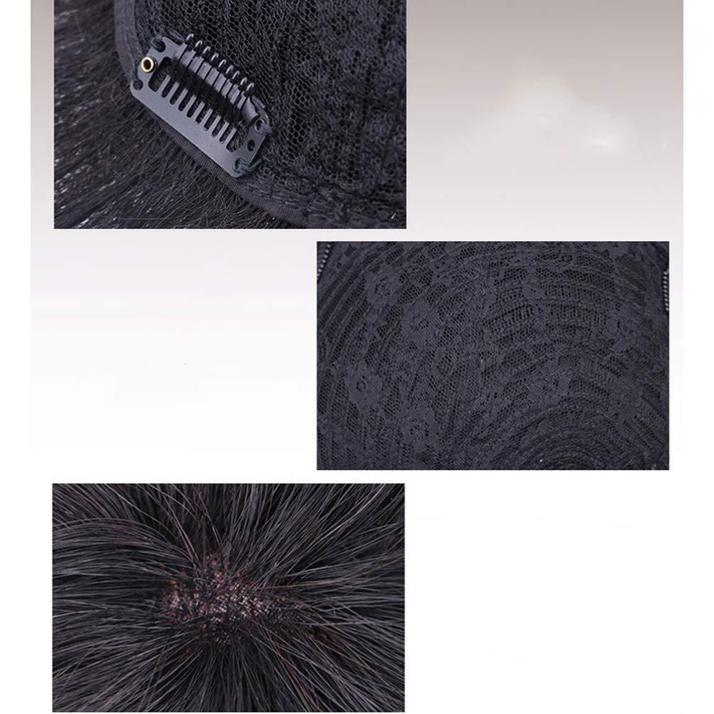 CALLARON CALLARON Black Wig Womens Headbands Mens Headband Black Mens Wig Male Hair Wigs Men Full Wig Black Male Wig Hair Replacement Wig for Daily Wear Party Womens Headbands Mens Headband Afro Wig