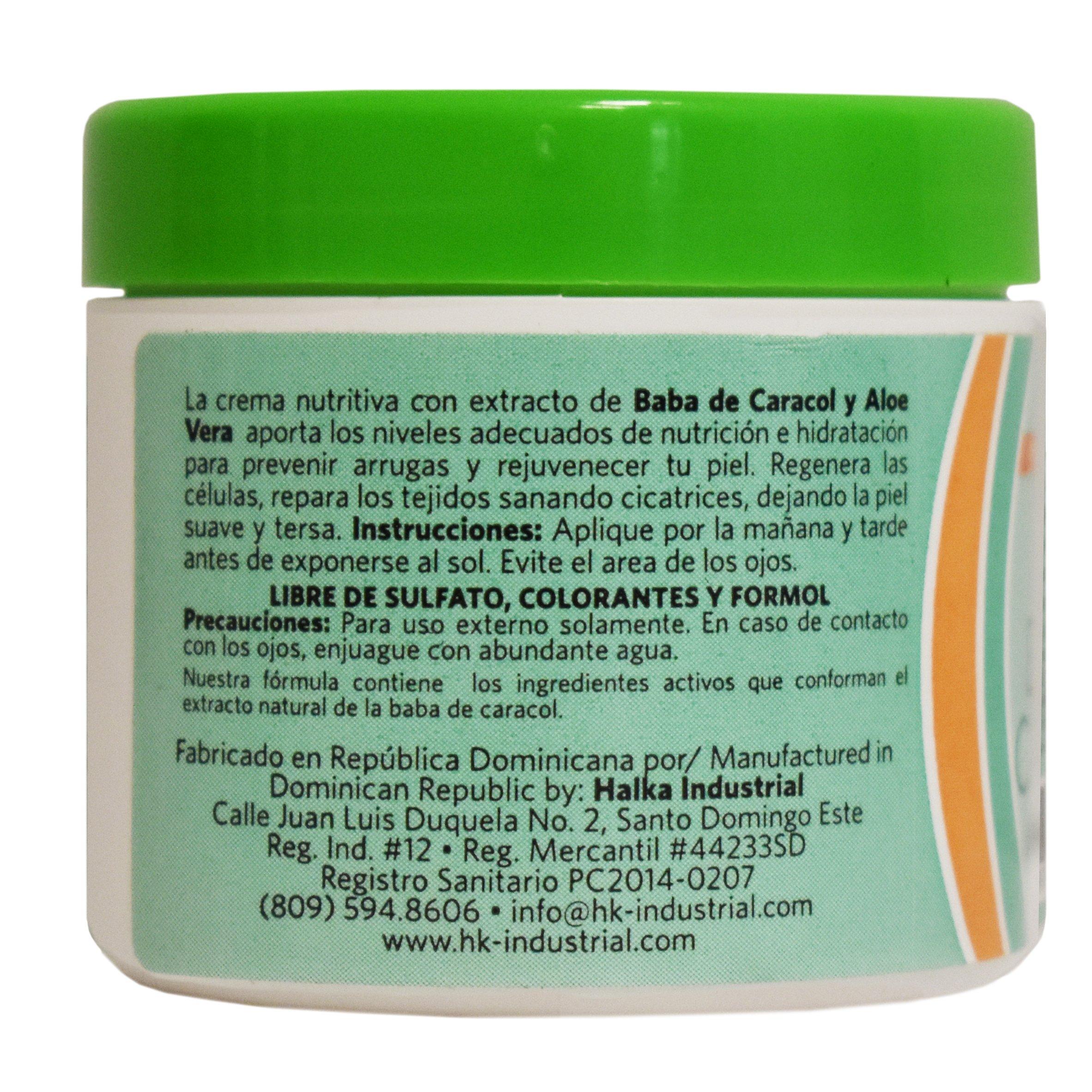 Baba de Caracol Baba de Caracol Facial Moisturizing Cream aloe vera 3.5 oz