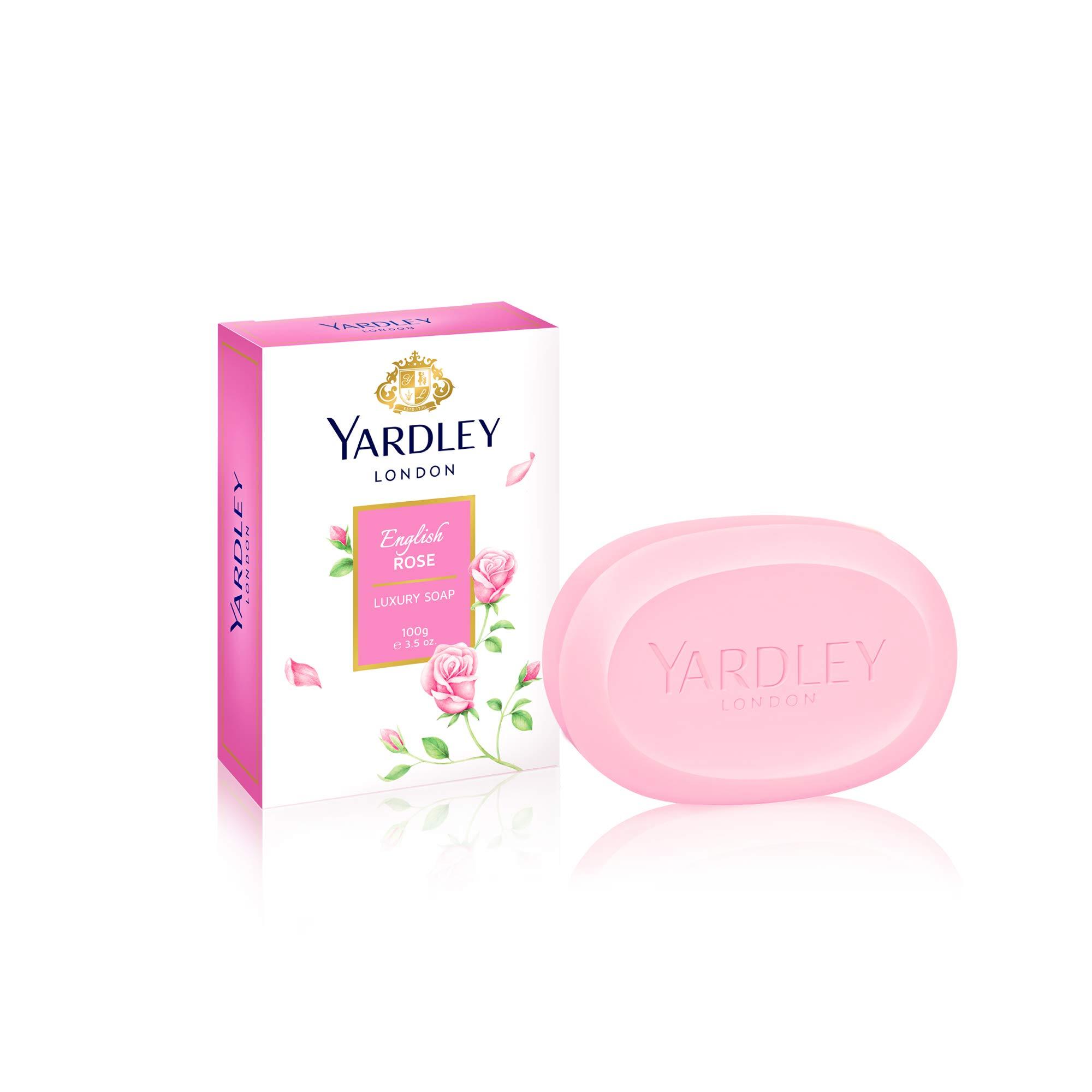 Yardley English Rose Soap 3 Bar Box 100gea bar by Yardley