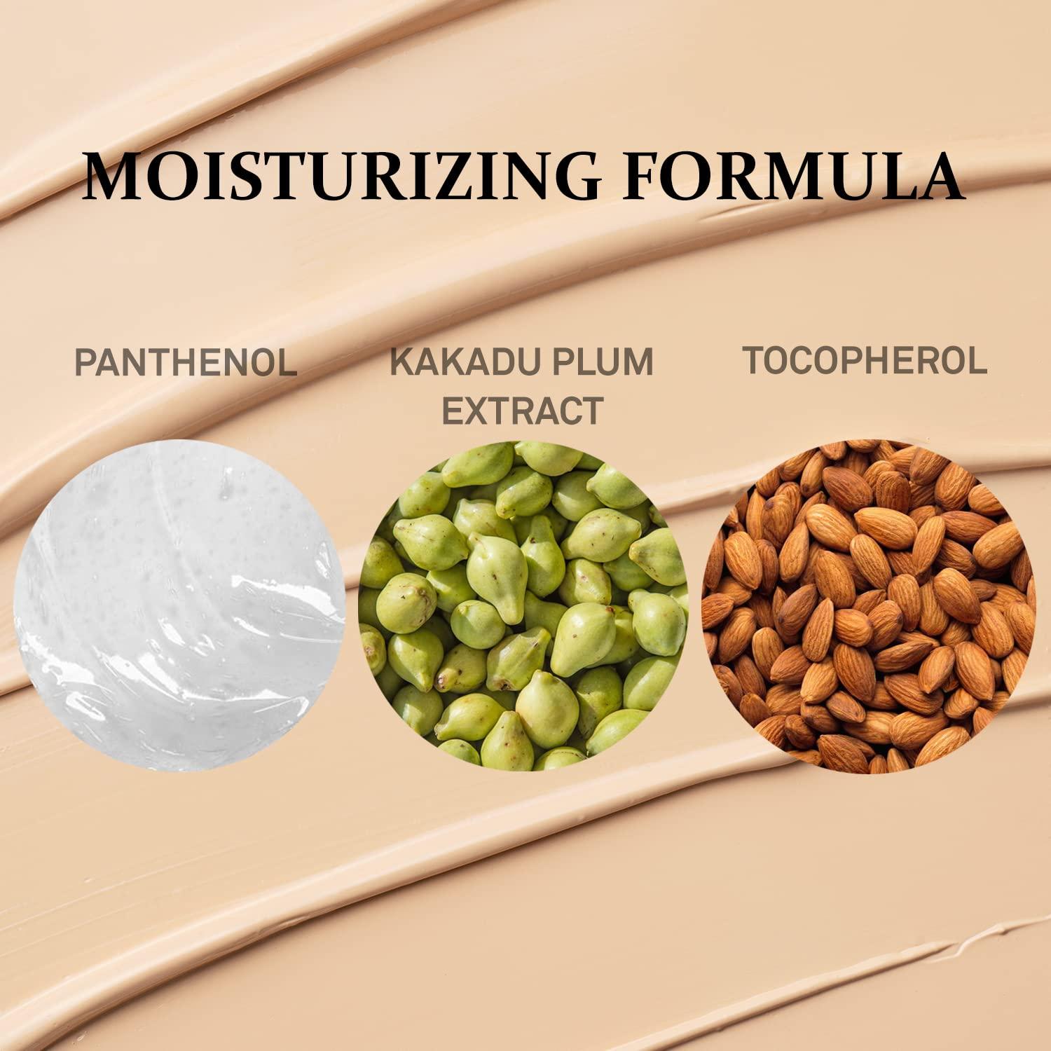 COSNORI COSNORI Panthenol Barrier Cushion Foundation -Lightweight Formula to Cover Pores & Blemishes Moisture Dewy Glowing Finish Long Wearing Formula, 0.41 fl.oz. (01 Ivory)