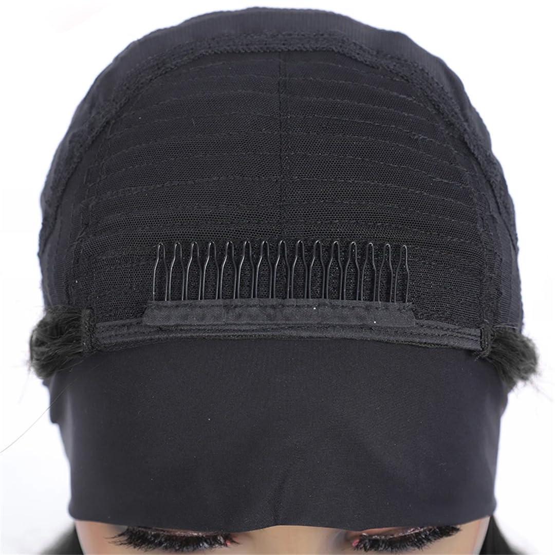 Hcclijo Hcclijo Straight Headband Wig Short Bob Human Wig Straight Headband Women\'s Brazilian Remy Wig Fully Machined Wig