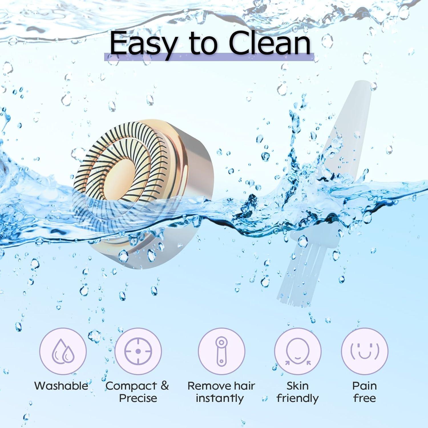 Midnt Gen 2 Replacement Heads for Flawless Facial Hair Remover, Shaver Pro Replacement Blades Heads Compatible with Finishing Touch Flawless Hair Removal for Woman Face,As Seen on TV.(6 Pack)