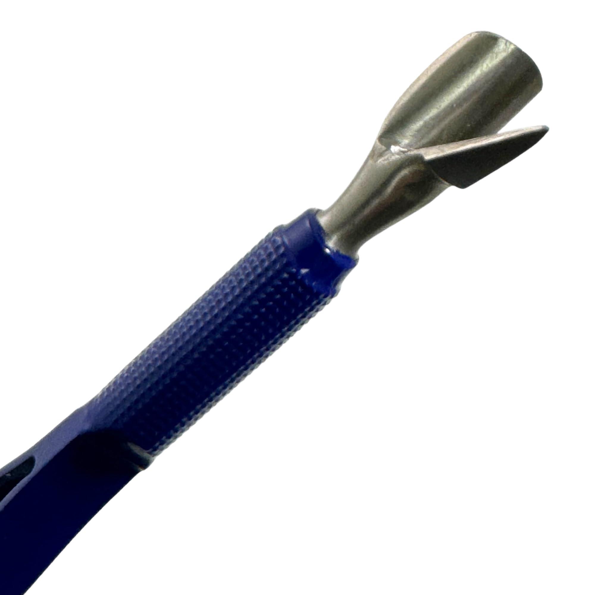 Cynamed Nail Pincher Tools Cutticle Pusher for Acrylic Nails and False Nails Shaping Set of 6 - German Stainless CE