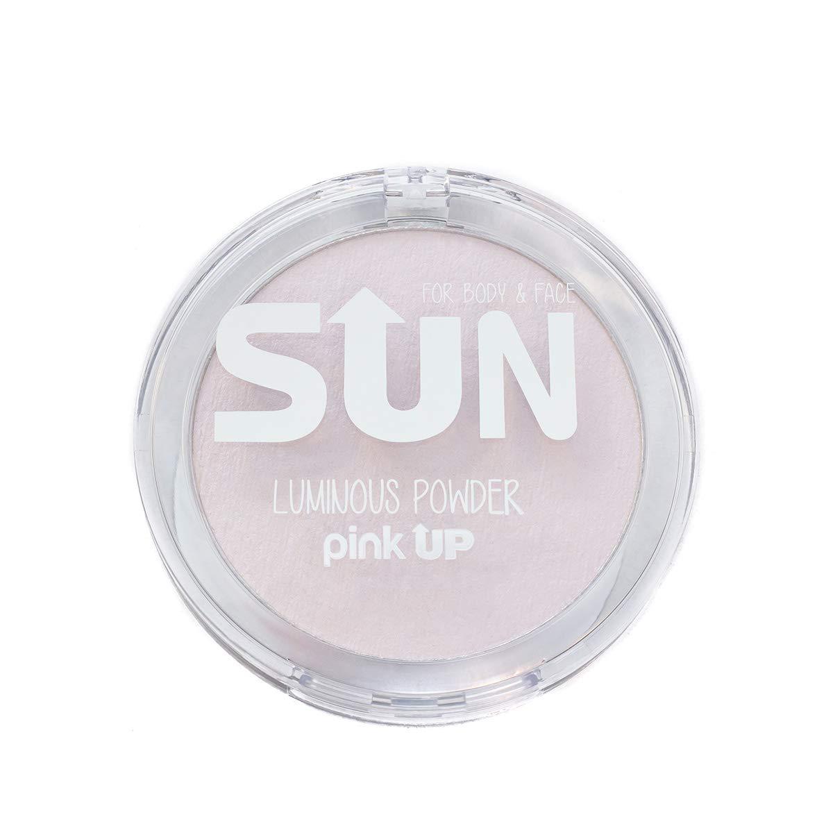 Pink Up PINK UP Luminous Powder| Highlighter Make Up| HighLight | Powder Illuminator| Provides luminosity to the face| High pigmentation| Luminous finish| Model PKIP01