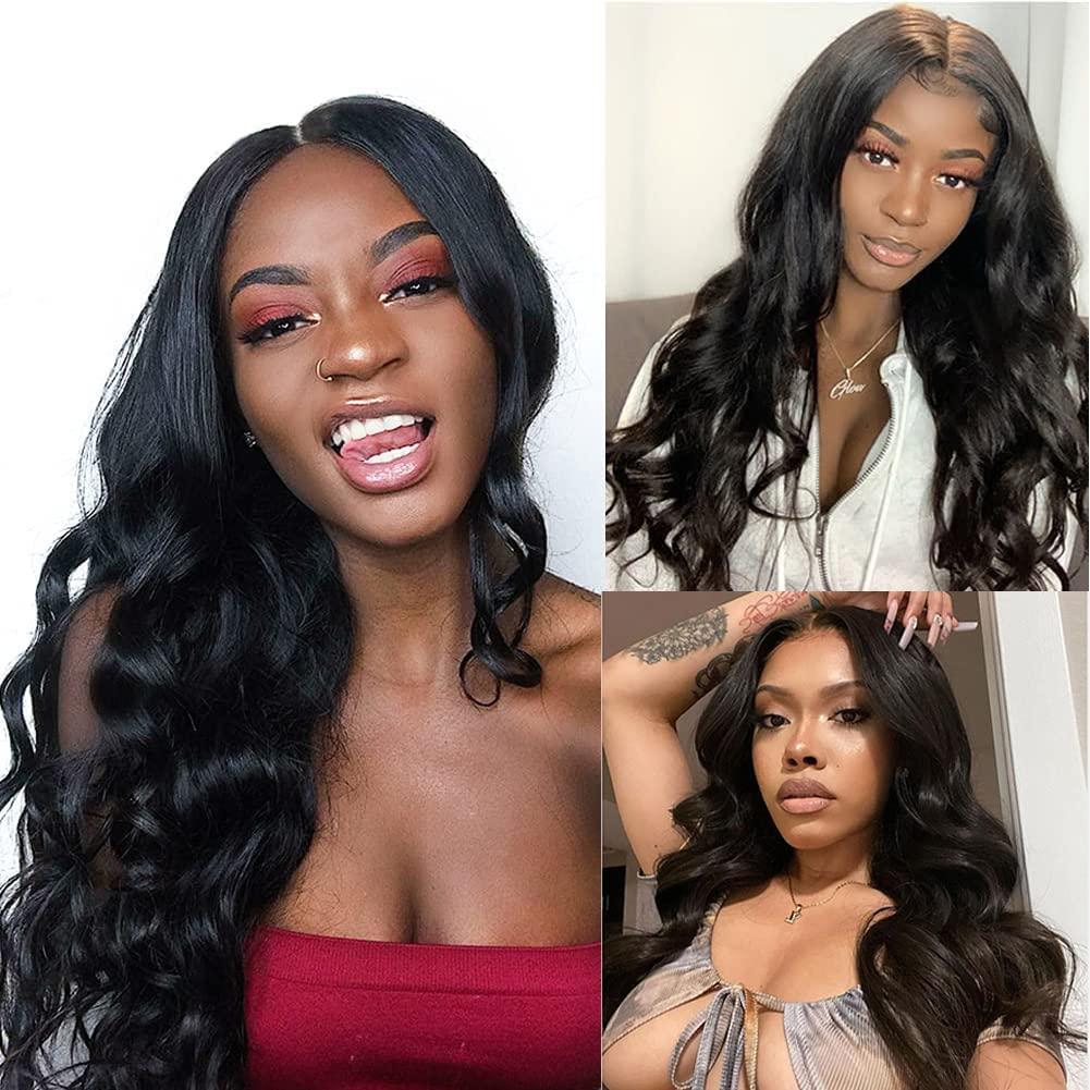 SINGLE BEST SINGLE BEST Brazilian Hair Bundles 10A Grade Unprocessed Human Hair Bundle 26 Inch Long Body Wave Bundle Human Hair Extensions 1 Bundle