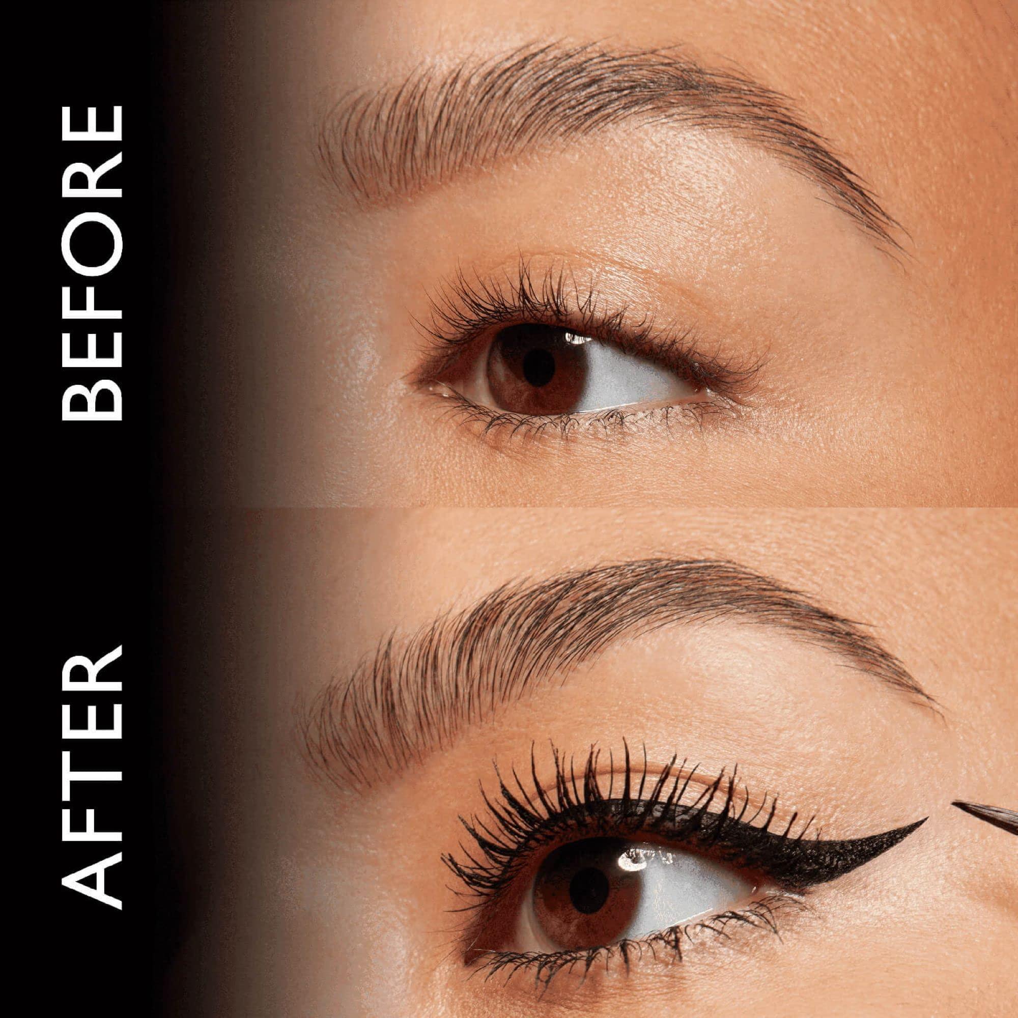 Eyeko Eyeko Black Magic Liquid Eyeliner, Carbon Black - Intense - Precision Felt Tip Brush - Vegan 0.7ml