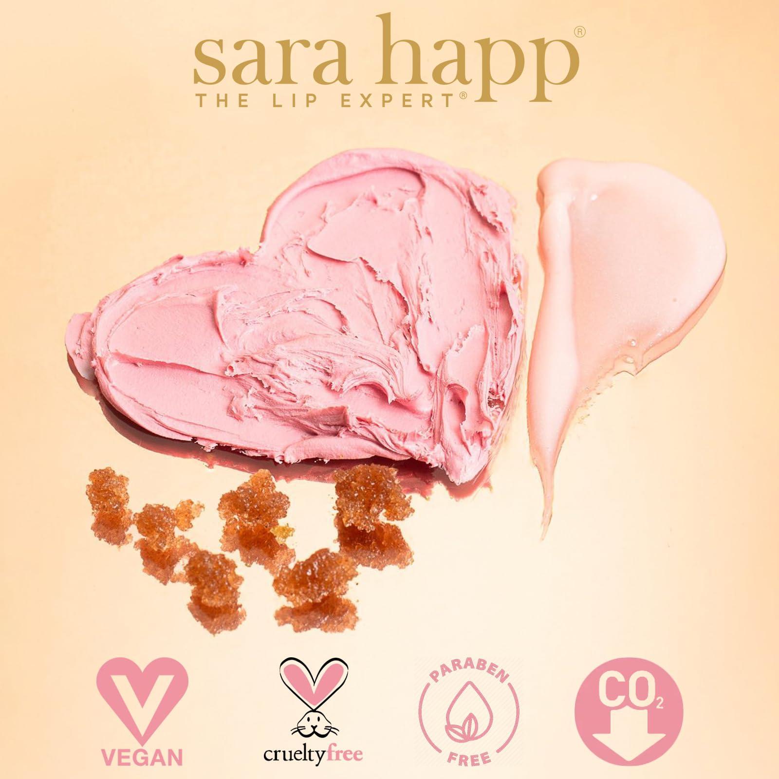 Sara Happ Sara Happ The Passion Fruit Lip Scrub - Gently Exfoliate, Polish, and Revitalize Dry Lips with Sugar Crystals, Jojoba, and Grape Oils. Vegan, 0.5 oz