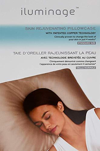 iluminage iluminage Skin Rejuvenating Standard Size Pillowcase for Fine Lines/Wrinkles Reduction & Hair Smoothing with Anti-Aging Copper Technology