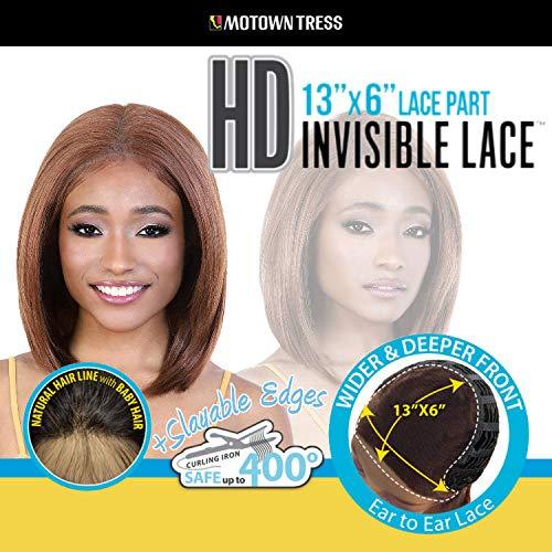 Motown Tress Motown Tress (L136.hd06 - Heat Resistant Fiber Lace Front Wig in FSBROWNPK