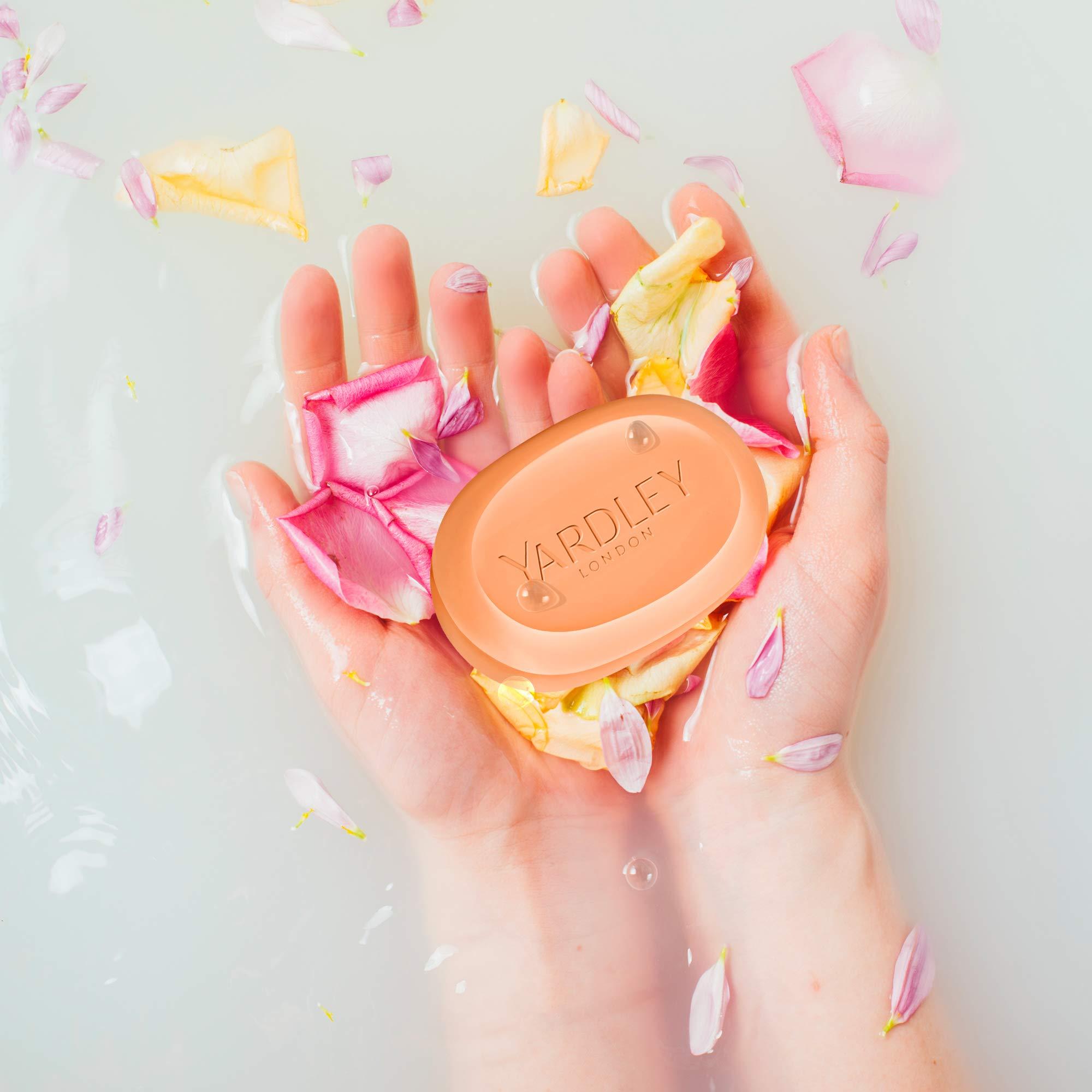 Yardley English Rose Soap 3 Bar Box 100gea bar by Yardley