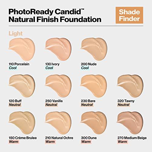 REVLON Revlon PhotoReady Candid Natural Finish Foundation, with Anti-Pollution, Antioxidant, Anti-Blue Light Ingredients, 310 Butterscotch, 0.75 fl. oz.