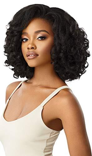 Outre Outre QUICK WEAVE New Half Wig Cap Full Volume Short Curly Wave Premium Synthetic High Heat Resistant 60 Seconds Self Style Instant Transformation - NIKAYA (2T1/2730)