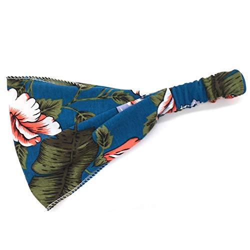 Bohend Bohend 10 Pack Boho Headbands Wide Flower Hair Band Boho Bandeau Stretchy Athletic Daily Use Hair Accessories for Women and Girls (E)